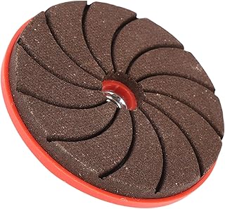 5PCS Integrated Grinding Discs, 100 Grit Emery Abrasive Nylon Plastic Angle Grinder Disc Set with Fiberglass Backing for Metal Stone Tile Wood Plastic
